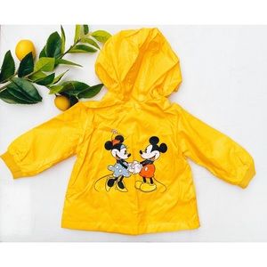 Zara Disney Mickey & Minnie Mouse Raincoat